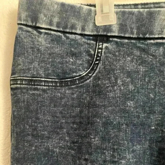 🆕NOHO Curvy Plus-Size Mid Blue Acid Jegging 3XG🆕 - Picture 6 of 12